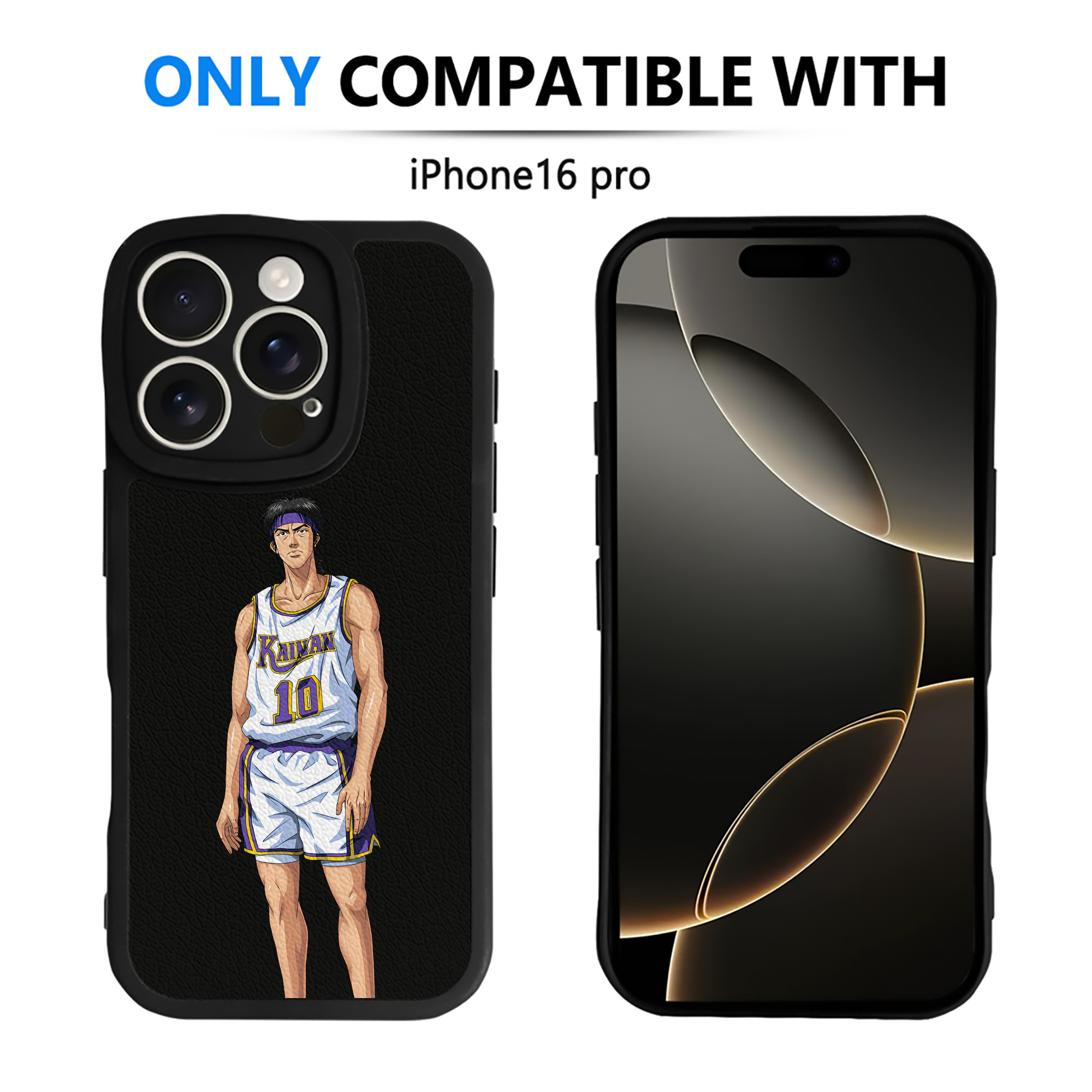 （画像用） SLAM DUNK／スラムダンク 【iPhone 16シリーズ対応】シリコンスマホケース（レザー調） 材質：シリコン